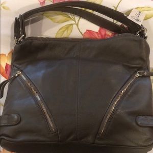 Clark’s premium leather hobo bag. GWP included
